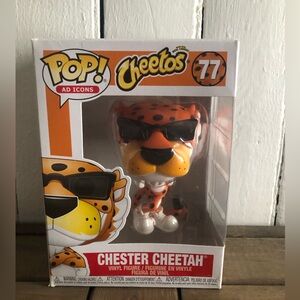 Funko Pop! Chester Cheetah Vinyl Figure - Orange, Black, White